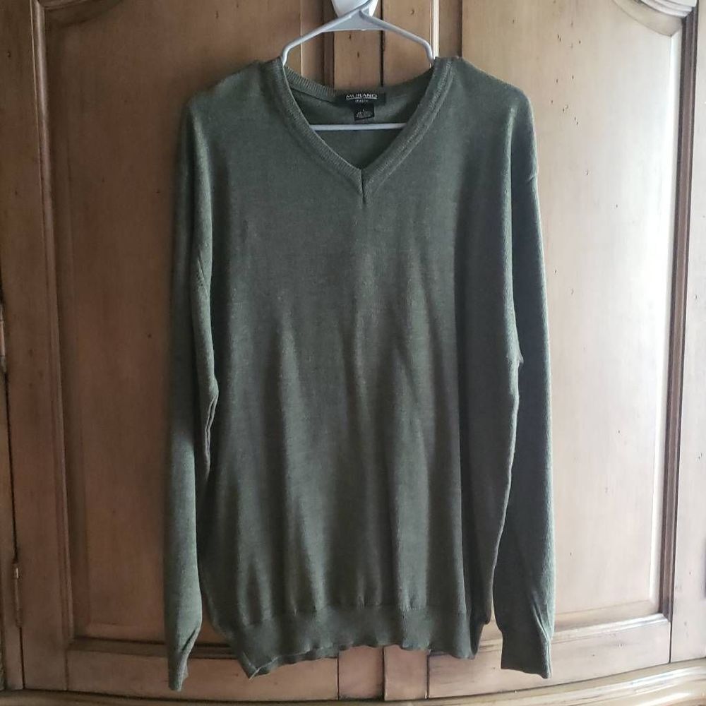 Murano Italia Wool Sweater Mens Large